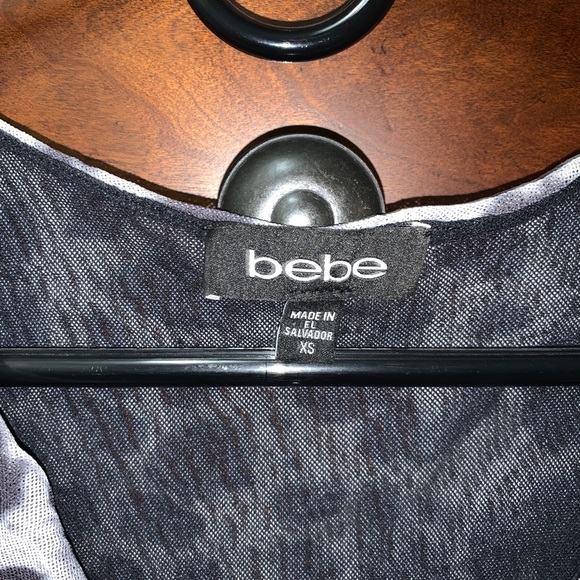 Bebe Leopard print 3/4 length shirt - Picture 6 of 9